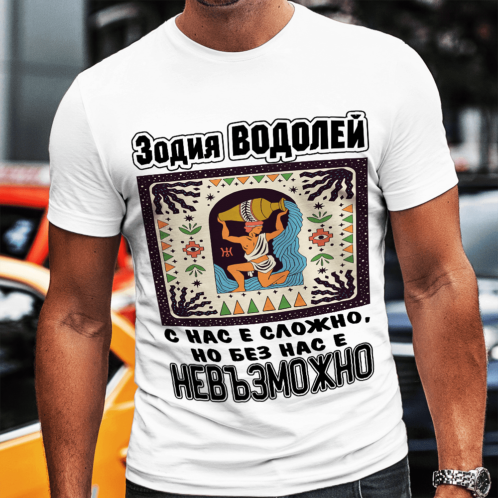 Тениска Зодия Водолей